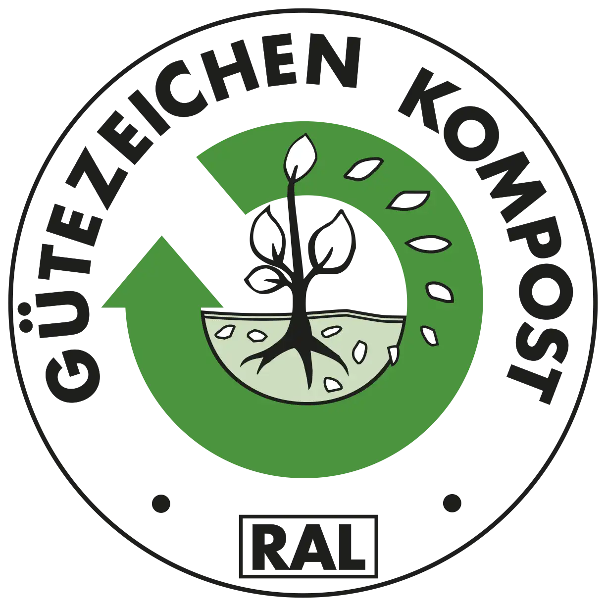 Gütezeichen Kompost - RAL - Kompostanlage Bamberg - Haßfurt -Landkreis Haßfurt - Eltmann - Schweinfurt - München - Nünberg, Forchheim - Fürth - Bad Kissingen - Bad Königshofen, Erlangen - Container - Mulden - Baustoffe - Sand -Kies - Grünschnitt - Entsorgung - Restmüll - Müll -Papierabfall - Logistik - Spedition - Transport - Verantwortung Zukunft